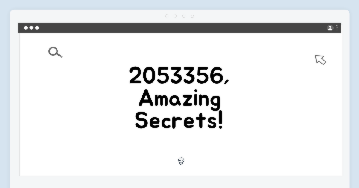 2053356, 어떤 매력이 숨겨졌나?