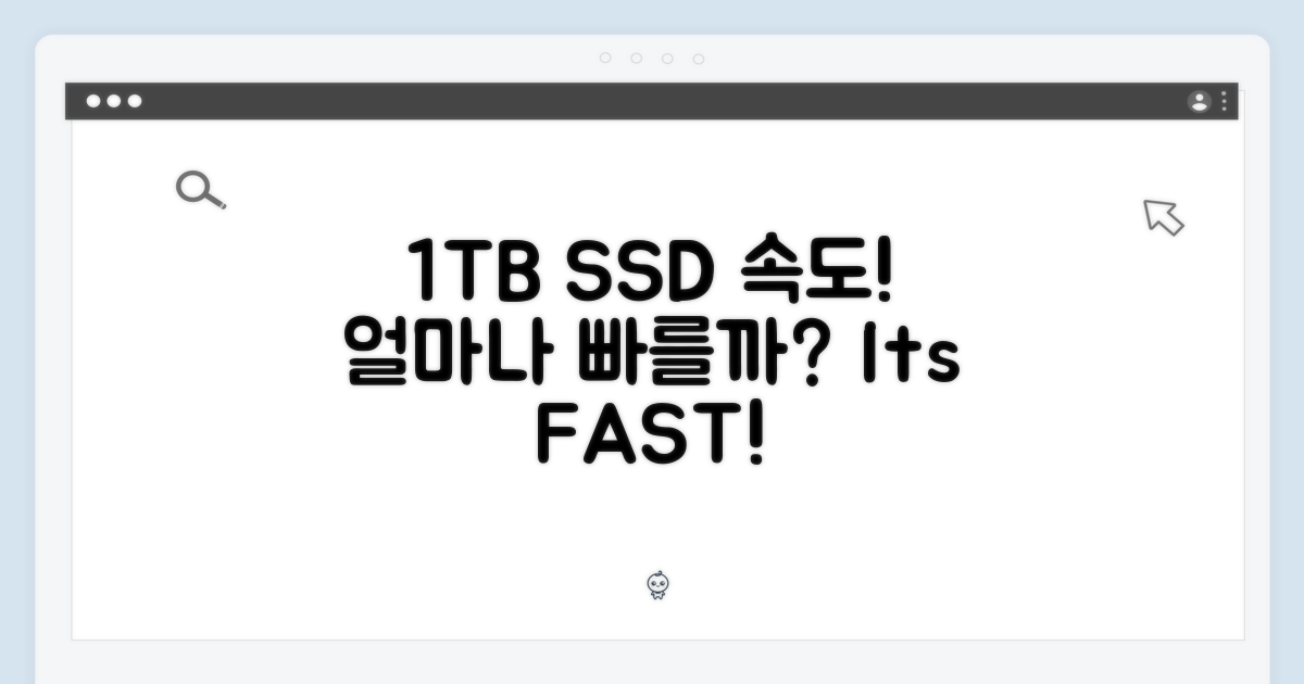 1TB SSD, 얼마나 빠를까?