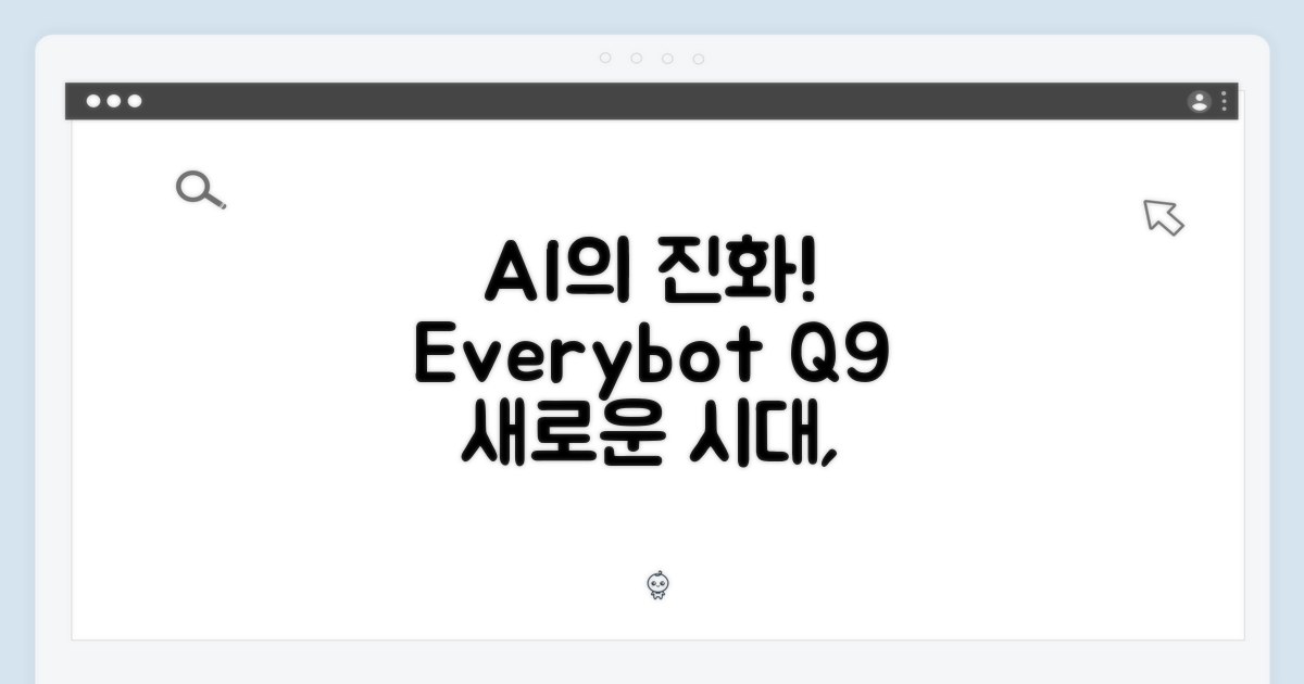 에브리봇 Q9, AI의 놀라운 진화