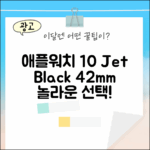 애플워치 10 제트블랙 42mm, 놀라운 선택!