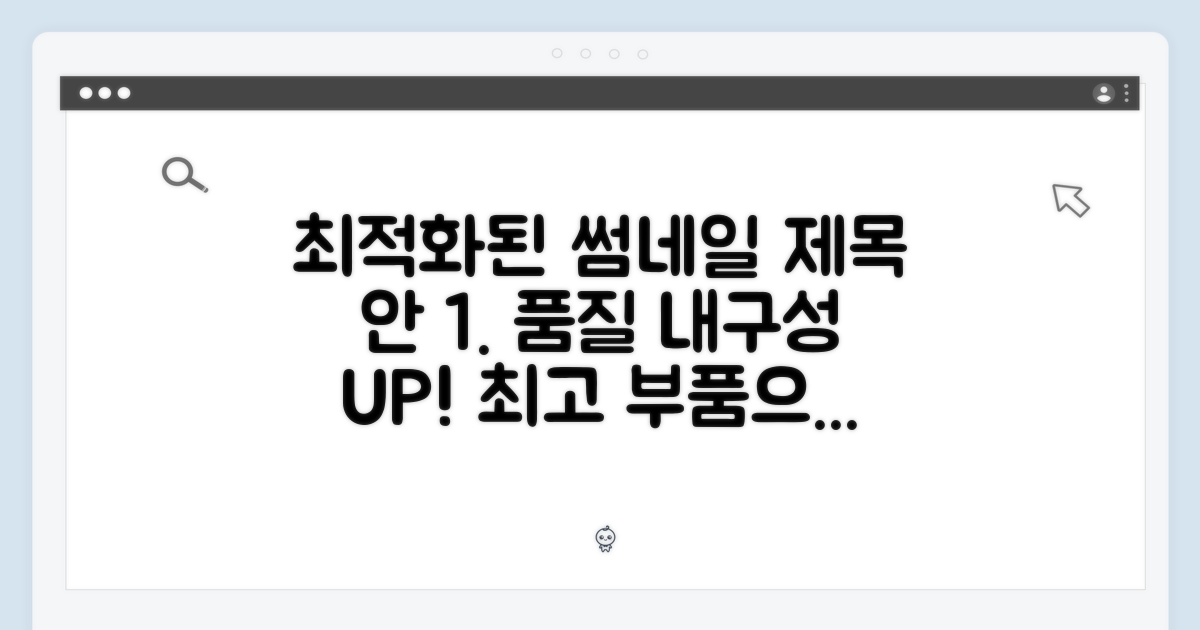 각 부품의 품질과 내구성을 중요하게 고려했습니다.