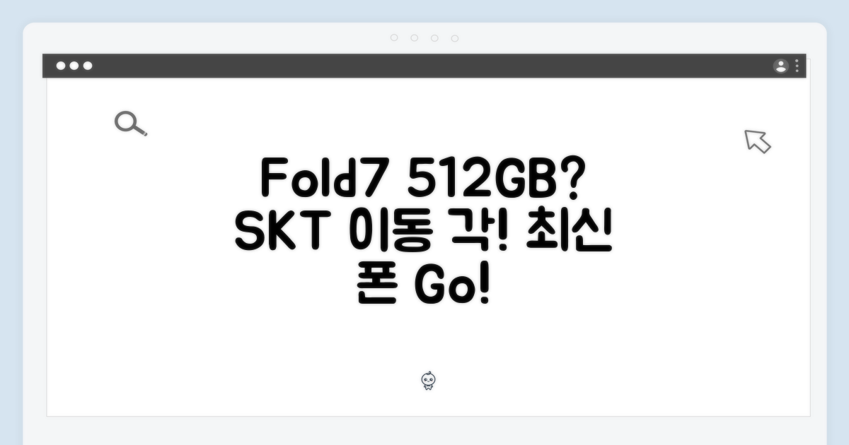 SKT 번호이동, Z Fold7 512GB 갈아탈까?