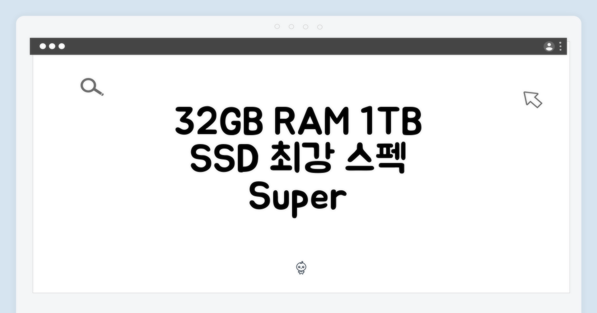 32GB 1TB, 강력한 성능