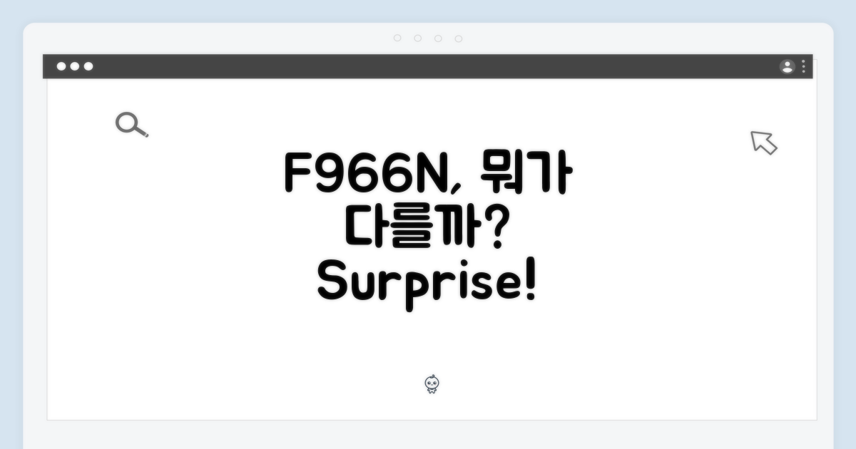 F966N, 특별한 점은 뭘까?