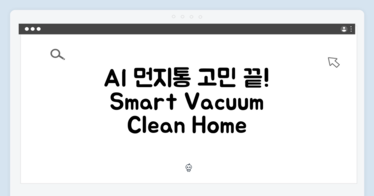 AI로 먼지통 고민 끝!