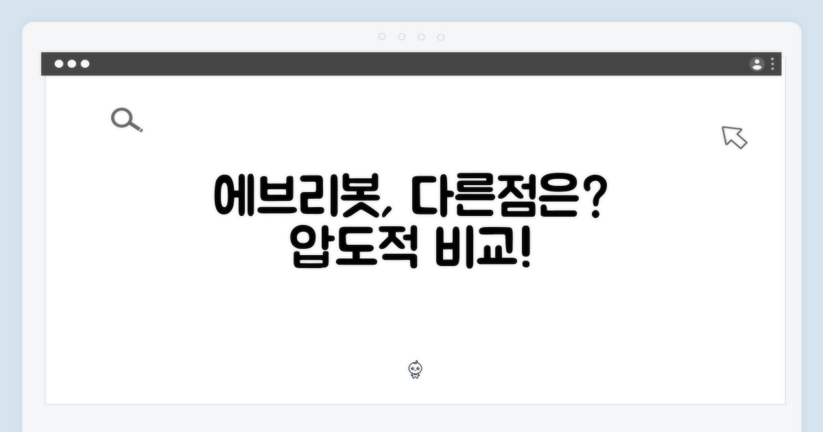 에브리봇, 뭐가 다를까?