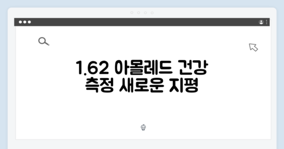 1.62 아몰레드, 건강 측정의 새로운 지평