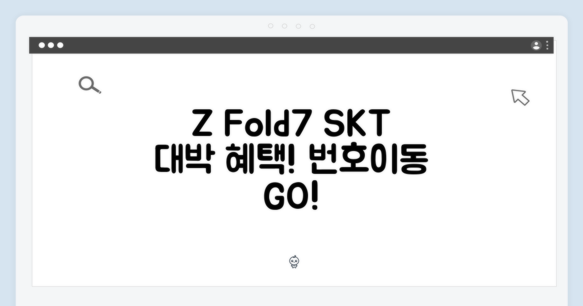 Z Fold7, SKT 번호이동 혜택!