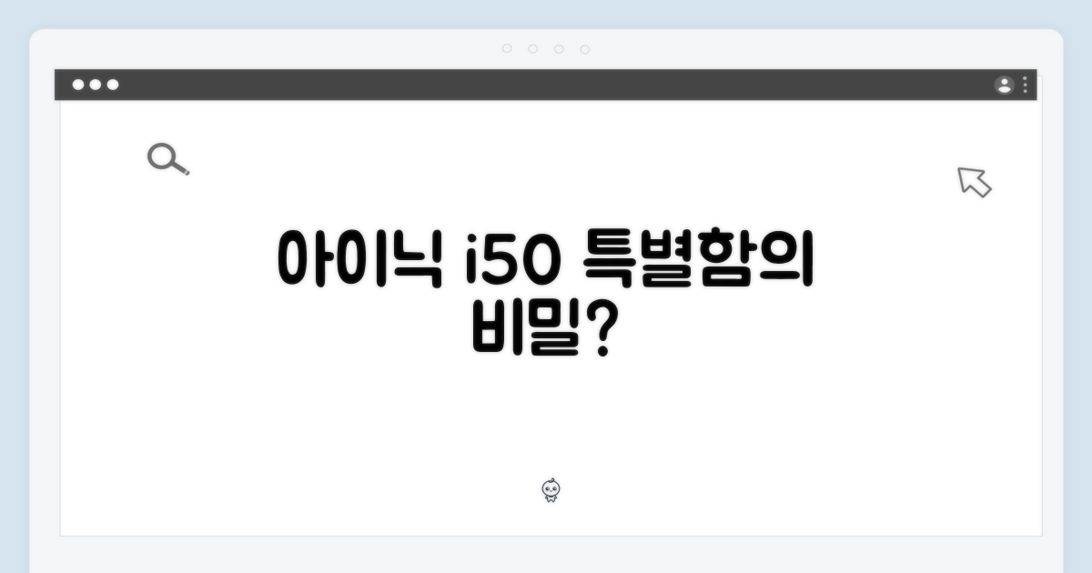 아이닉 i50, 왜 특별할까?
