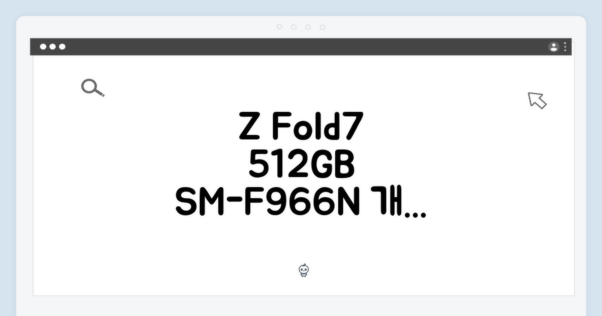 SKT Z Fold7 512GB (SM-F966N) 기기변경, 가능할까요?