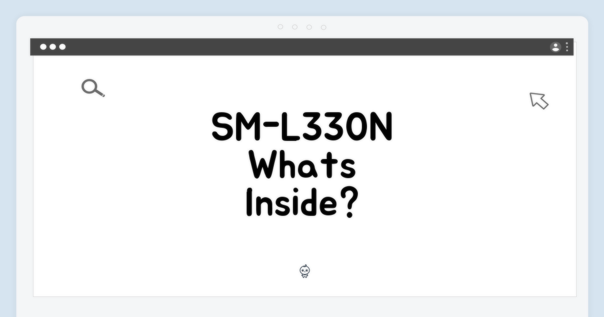 SM-L330N, 무엇을 담고 있을까?