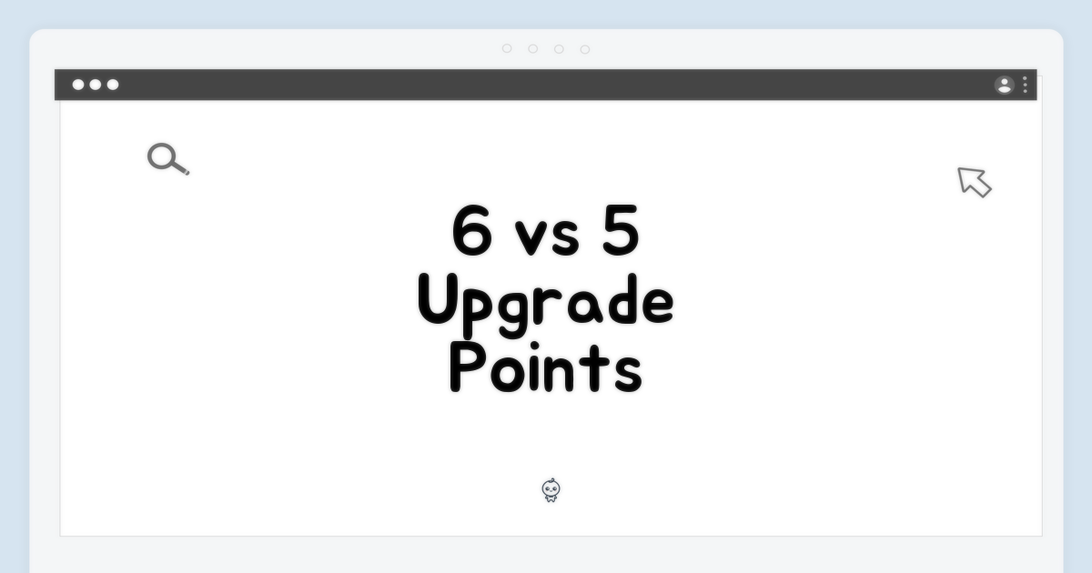 6 vs 5: 업그레이드 포인트