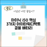 아이닉 i50 3가지 핵심: 아이타워, 디텍트, 공용 배터리