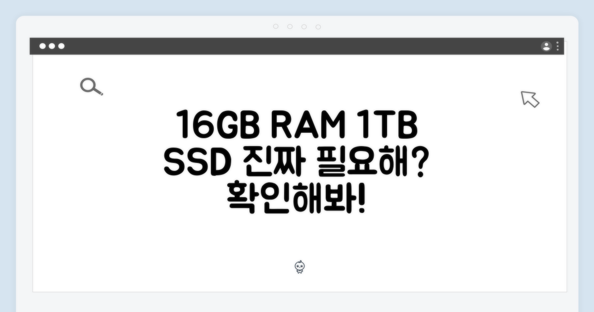 16GB, 1TB, 정말 필요할까?