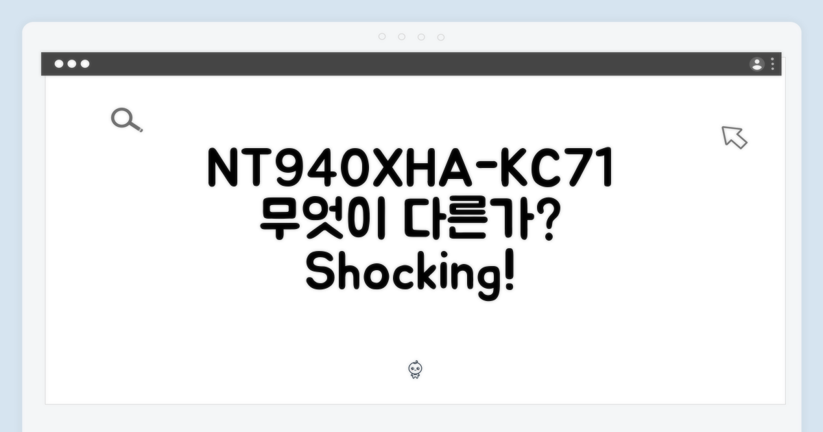 NT940XHA-KC71, 어떤 점이 다를까?