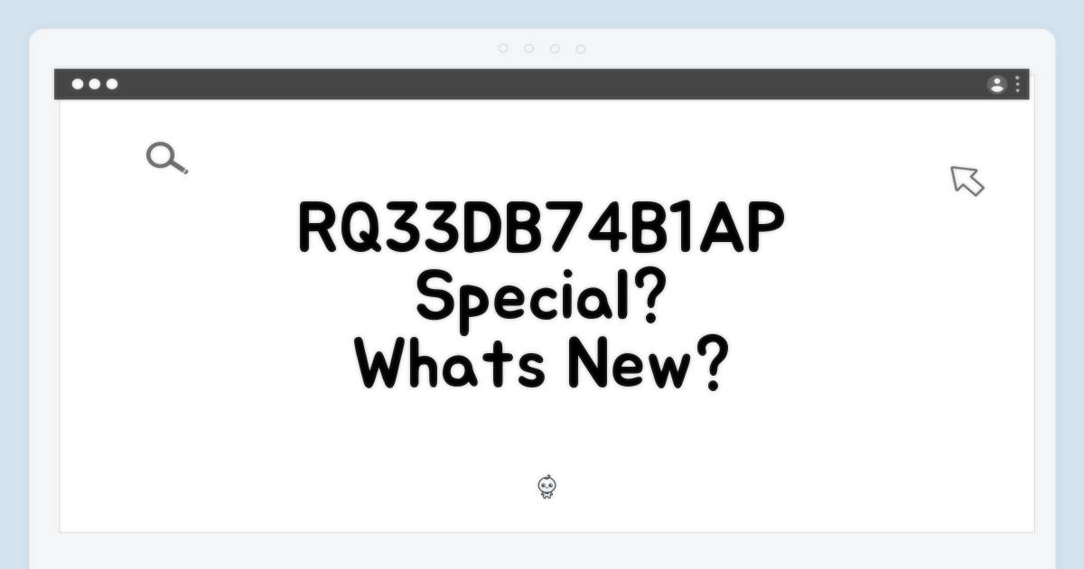 RQ33DB74B1AP, 특별한 점은?