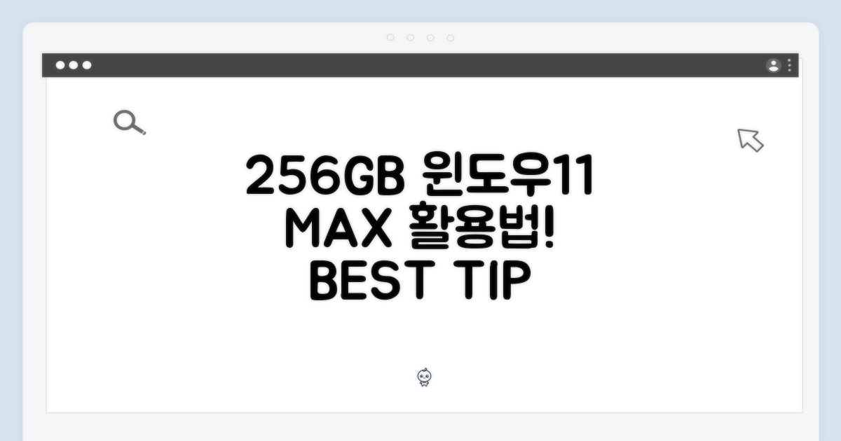 256GB, 윈도우11 활용법