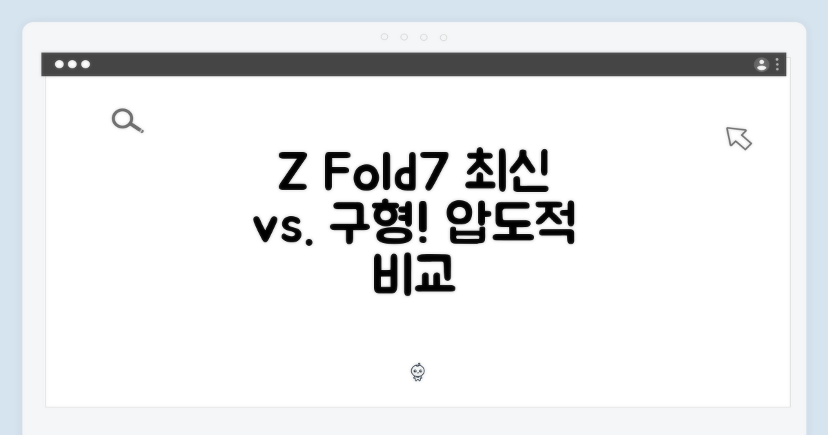 Z Fold7, 이전 모델과의 비교