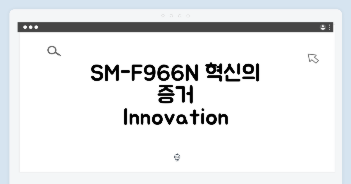 SM-F966N, 혁신의 증거