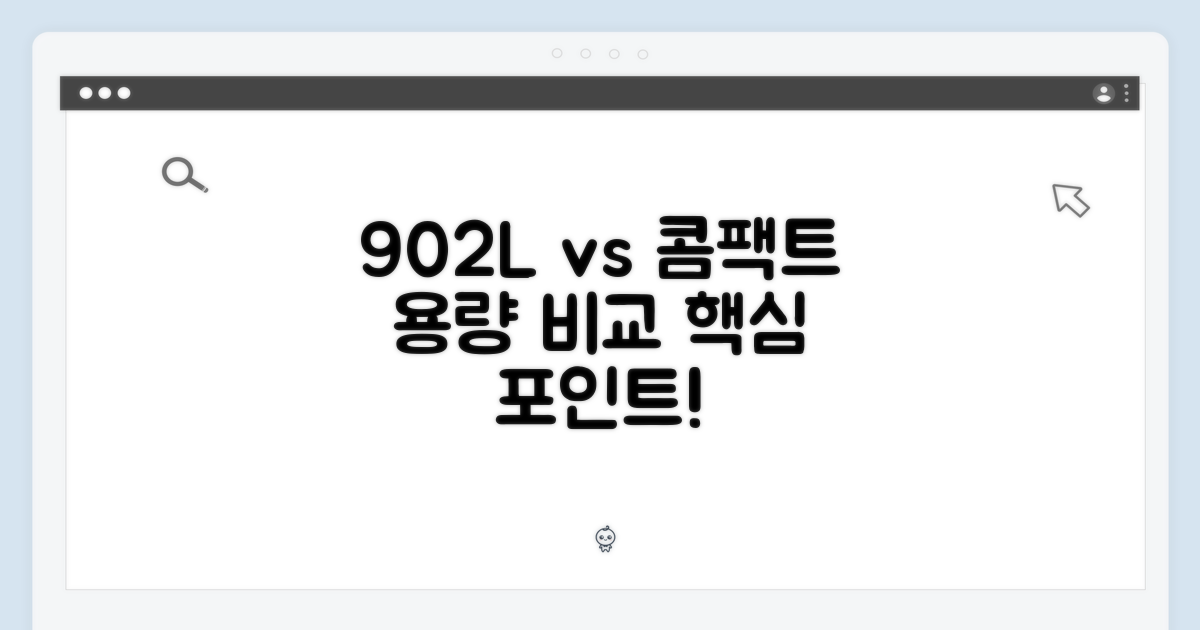 902L vs 콤팩트 용량