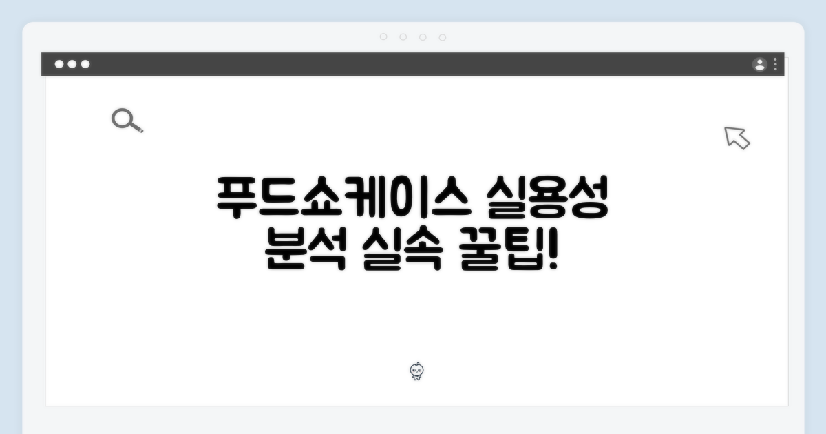 푸드쇼케이스, 실용성 분석