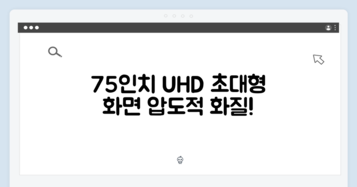 75인치 초고화질