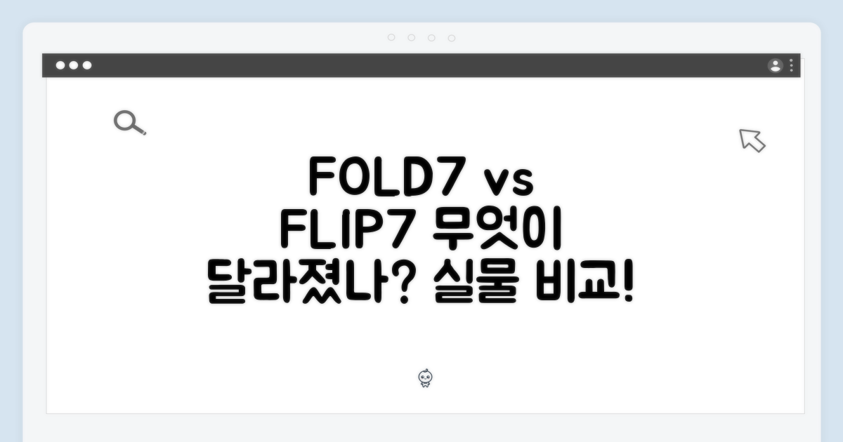 폴드7/플립7, 뭐가 달라졌을까?