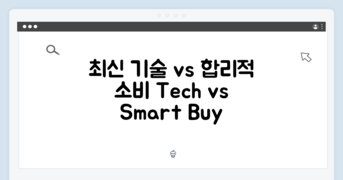 최신 기술 vs 합리적 소비