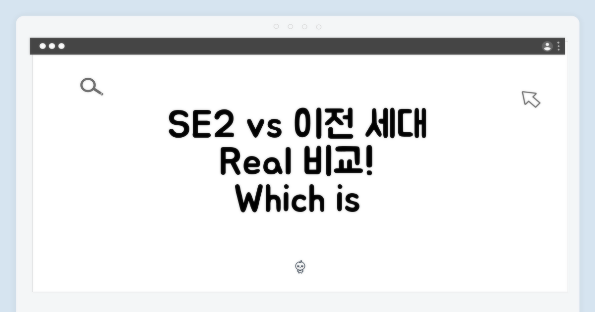 SE2 vs 이전 세대 비교