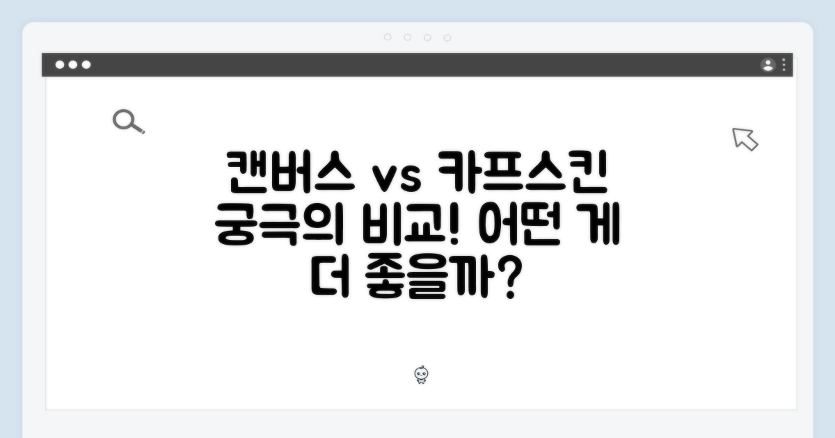 캔버스&카프스킨, 어떤 장점?