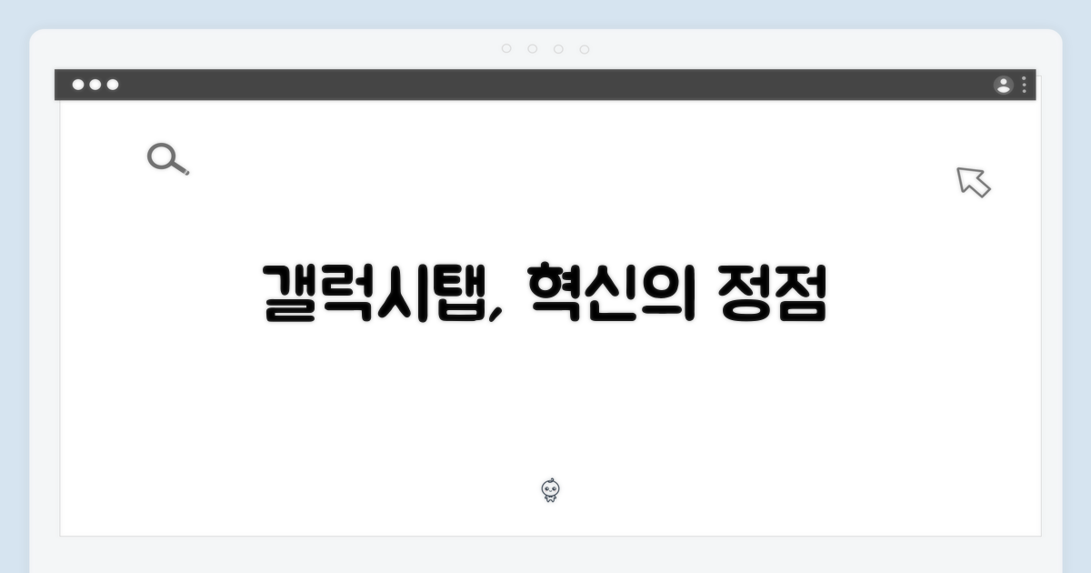 삼성 갤럭시탭, 혁신의 정점