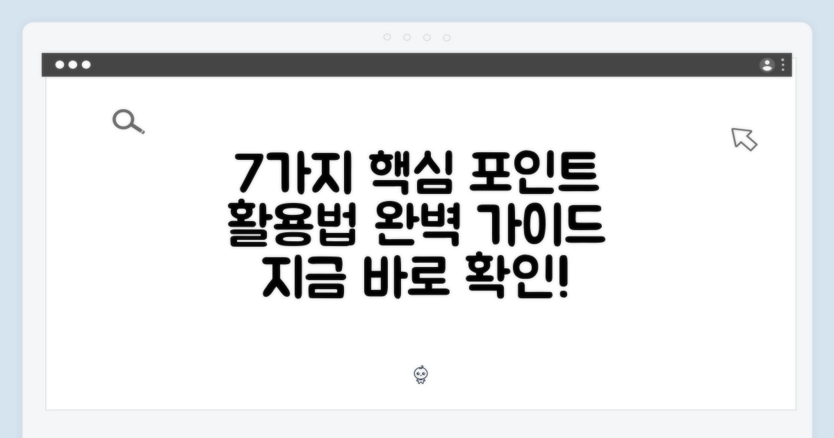 7가지 포인트 활용법