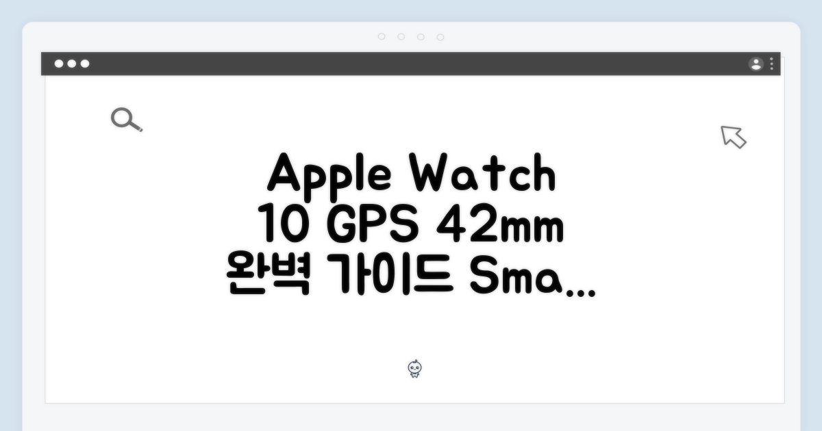 애플워치10 GPS 42mm 완벽 가이드